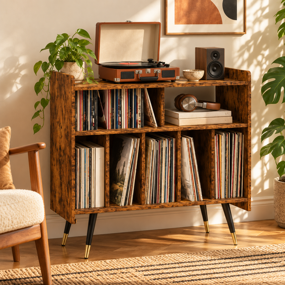 The Hampstead Vinyl Display Cabinet
